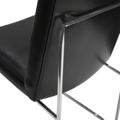 Milo Baughman Milo Baughman Architectural Desk Chair in Polished Chrome 1970s