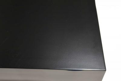 Milo Baughman Milo Baughman Black Lacquer Parsons Style Dining Table