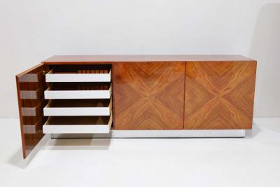 Milo Baughman Milo Baughman Book Matched Rosewood Sideboard