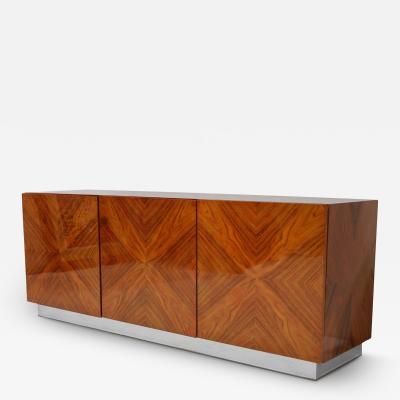 Milo Baughman Milo Baughman Book Matched Rosewood Sideboard