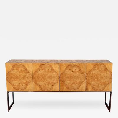 Milo Baughman Milo Baughman Burl Credenza for Thayer Coggin