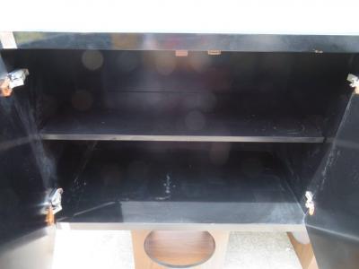 Milo Baughman Milo Baughman Burled Olive Wood Chrome Floating Credenza Mid Century Modern