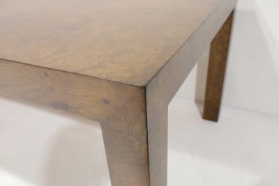 Milo Baughman Milo Baughman Burlwood Parsons Dining Table