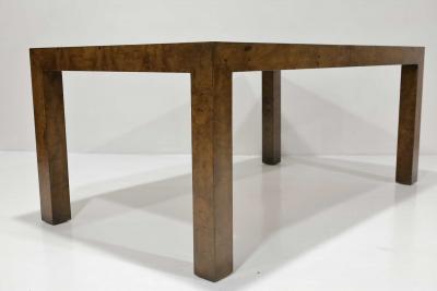 Milo Baughman Milo Baughman Burlwood Parsons Dining Table