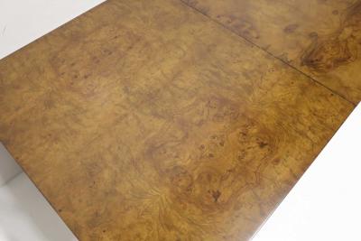 Milo Baughman Milo Baughman Burlwood Parsons Dining Table