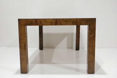 Milo Baughman Milo Baughman Burlwood Parsons Dining Table
