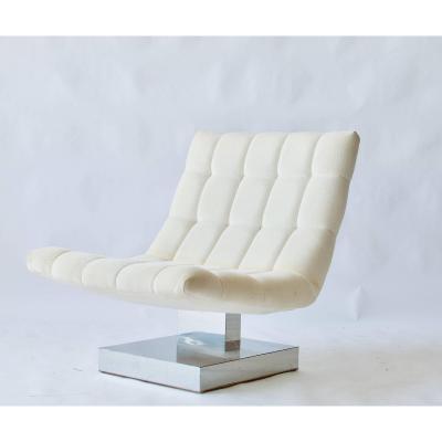 Milo Baughman Milo Baughman Cantilevered Lounge Chair