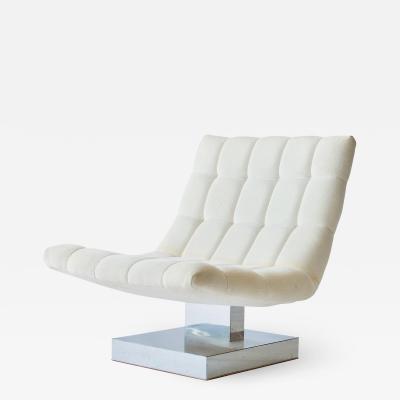 Milo Baughman Milo Baughman Cantilevered Lounge Chair