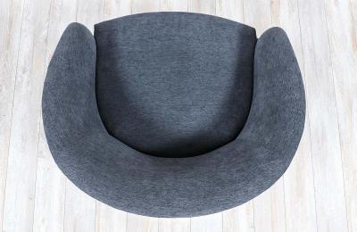 Milo Baughman Milo Baughman Chrome Tub Lounge Chairs for Thayer Coggin