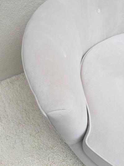 Milo Baughman Milo Baughman Extra Large Circular Two Seat Club Chair