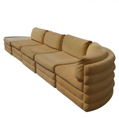 Milo Baughman Milo Baughman For Thayer Coggin Five Piece Sectional