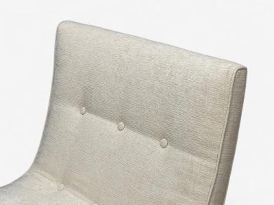 Milo Baughman Milo Baughman Iron Fabric Scoop Chair USA 1950s