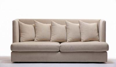 Milo Baughman Milo Baughman Ivory Beige Shelter Sofa Pair Available Priced Individually 
