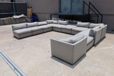 Milo Baughman Milo Baughman Large Pit Sectional with 11 Pieces
