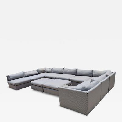 Milo Baughman Milo Baughman Large Pit Sectional with 11 Pieces