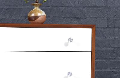 Milo Baughman Milo Baughman Modernist Lacquered Walnut Dresser for Glenn of California