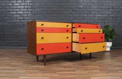 Milo Baughman Milo Baughman Multi Color Lacquered Dresser for Glenn of California 