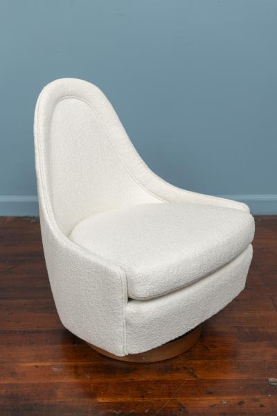 Milo Baughman Milo Baughman Petite Swivel Tilt Lounge Chairs for Thayer Coggin