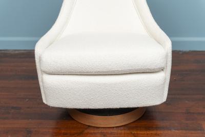 Milo Baughman Milo Baughman Petite Swivel Tilt Lounge Chairs for Thayer Coggin