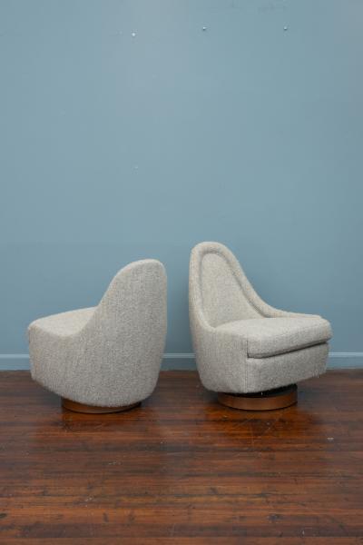 Milo Baughman Milo Baughman Petite Swivel and Tilt Lounge Chairs for Thayer Cogin