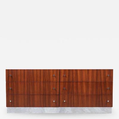 Milo Baughman Milo Baughman Rosewood Chrome Dresser for Thayer Coggin