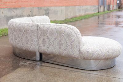 Milo Baughman Milo Baughman Sit Tight Serpentine Sectional Sofa