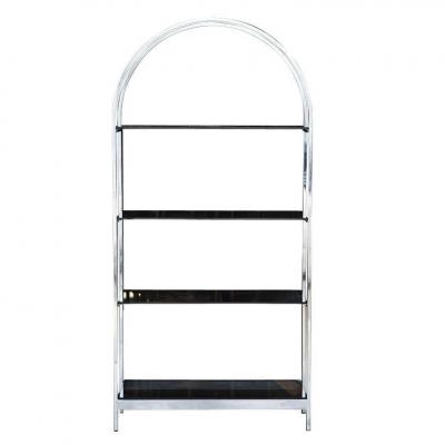 Milo Baughman Milo Baughman Style Mid Century Chrome Etagere