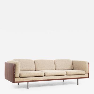 Milo Baughman Milo Baughman Style Mid Century Danish Rosewood Case Sofa