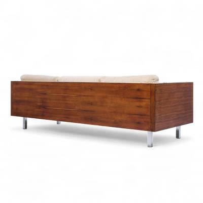 Milo Baughman Milo Baughman Style Mid Century Rosewood Case Sofa