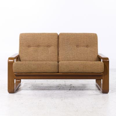 Milo Baughman Milo Baughman Style Mid Century Teak Settee