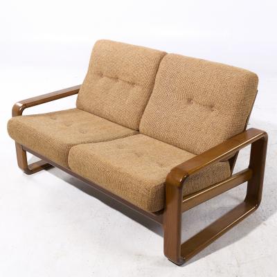 Milo Baughman Milo Baughman Style Mid Century Teak Settee