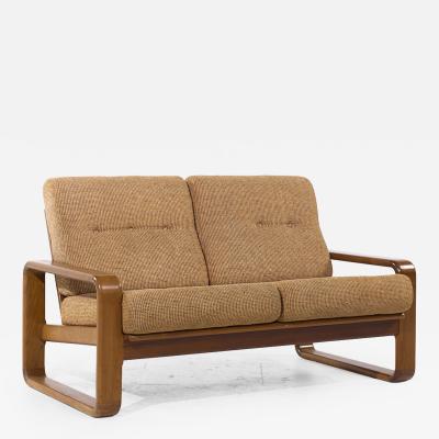 Milo Baughman Milo Baughman Style Mid Century Teak Settee