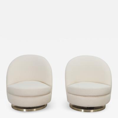 Milo Baughman Milo Baughman Swivel Lounge Chairs