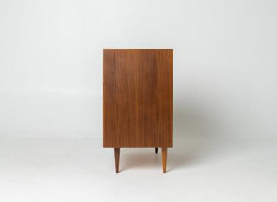 Milo Baughman Milo Baughman Tambour Door Credenza in Walnut