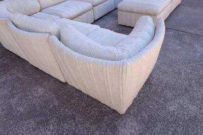 Milo Baughman Milo Baughman Thayer Coggin 12 Piece Scallop Back Pit Sectional Sofa