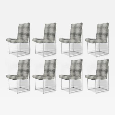 Milo Baughman Milo Baughman Thin Frame Chairs in Couture Upholstery