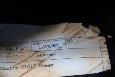 Milo Baughman Milo Baughman Tilt Swivels in Alpaca Velvet