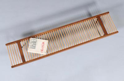 Milo Baughman Milo Baughman Two Tone Slatted Bench for Glenn of California
