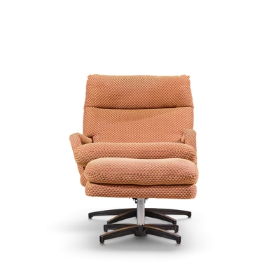 Milo Baughman Milo Baughman for Directional Mid Century Swivel Lounge Chair with Ottoman