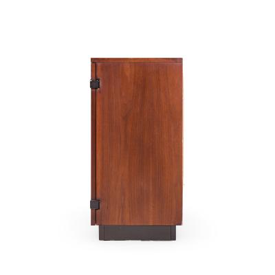 Milo Baughman Milo Baughman for Directional Mid Century Walnut Bar Console Credenza