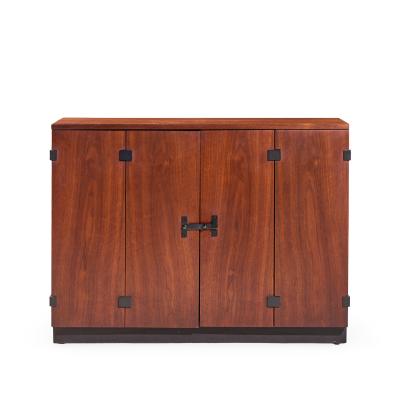 Milo Baughman Milo Baughman for Directional Mid Century Walnut Bar Console Credenza