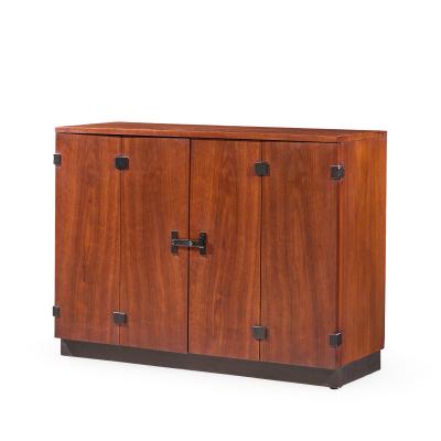 Milo Baughman Milo Baughman for Directional Mid Century Walnut Bar Console Credenza