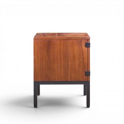 Milo Baughman Milo Baughman for Directional Mid Century Walnut Nightstands Pair