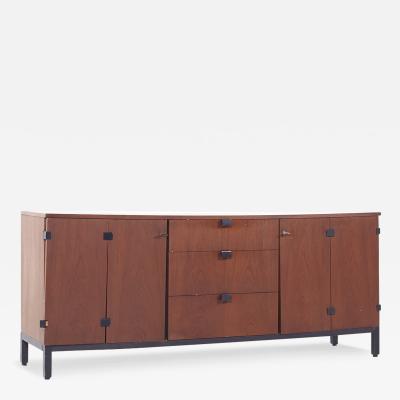 Milo Baughman Milo Baughman for Directional Walnut Lowboy Dresser