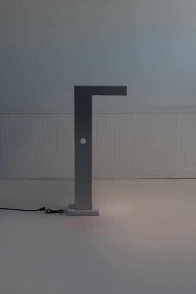 Milo Baughman Milo Baughman for George Kovacs Chrome Floor Lamp 1976