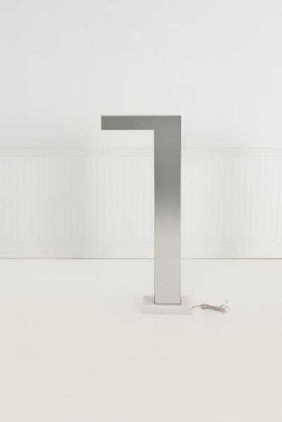 Milo Baughman Milo Baughman for George Kovacs Chrome Floor Lamp 1976