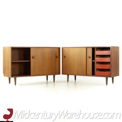 Milo Baughman Milo Baughman for Glenn of California Mid Century Credenza Pair