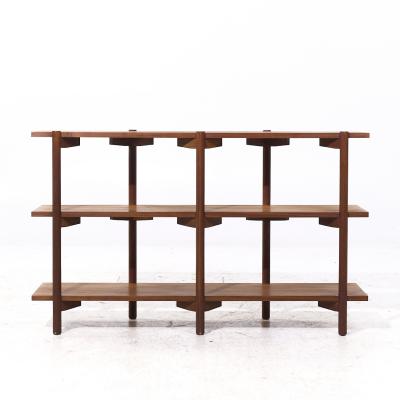 Milo Baughman Milo Baughman for Glenn of California Mid Century Walnut 3 Tier Bookcase
