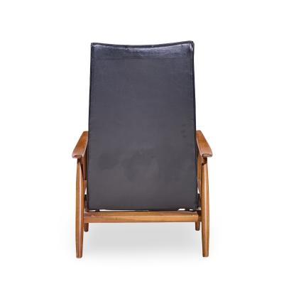Milo Baughman Milo Baughman for James Mid Century Walnut Recliner Lounge Chair