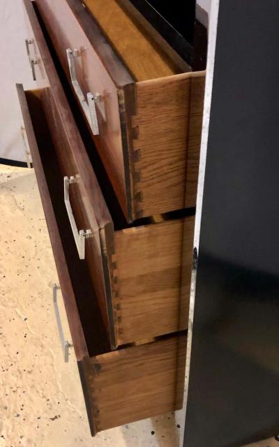 Milo Baughman Milo Baughman for John Stuart Mid Century Modern Bookcase Ebony and Rosewood